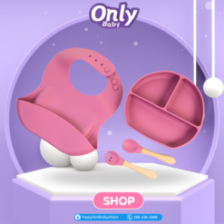 OnlyBaby Set 3 ชุดจานชามซิลิโคน