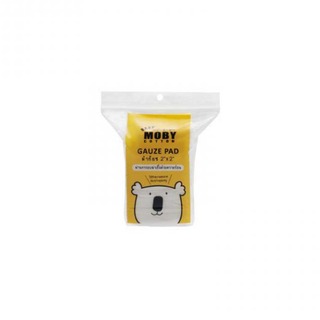 Moby ผ้าก๊อซเช็ดฟัน ขนาด 2″x2” 50 แผ่น