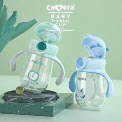 CAMERA แก้วหัดดื่ม Step 3 หลอดกันสำลัก ฝาเพิ่มตัวล็อค