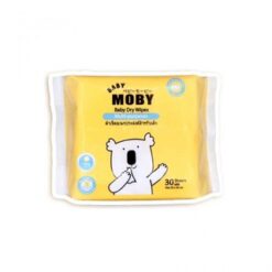 Moby ผ้าเช็ดอเนกประสงค์สำหรับเด็ก 20×20 ซม. 30 แผ่น