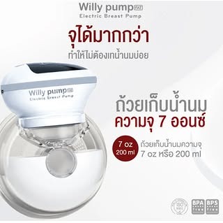 เครื่องปั๊มนมไร้สาย Willy Pump Fat W-7100 Camera - Image 3