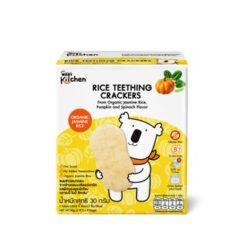 Moby ขนมข้าวอบกรอบจากข้าวหอมมะลิออร์แกนิค รสฟักทองและผักโขม