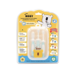 Moby ชุดแปรงสีฟันฝึกหัดสำหรับเด็กทารก