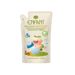 Enfant (อองฟองต์) ผลิตภัณฑ์ทำความสะอาดจุกนมและขวดนม สูตร Double Cleanse 600 ml