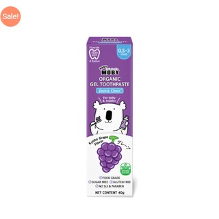 Moby ยาสีฟันเจลออร์แกนิค รสองุ่น Kyoho