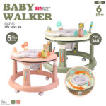 FIN รถหัดเดินเด็ก ทรงกลมไซส์จัมโบ้ เบาะหมุนได้ 360 องศา รุ่น CAR105 ปรับระดับได้ 5 ระดับ