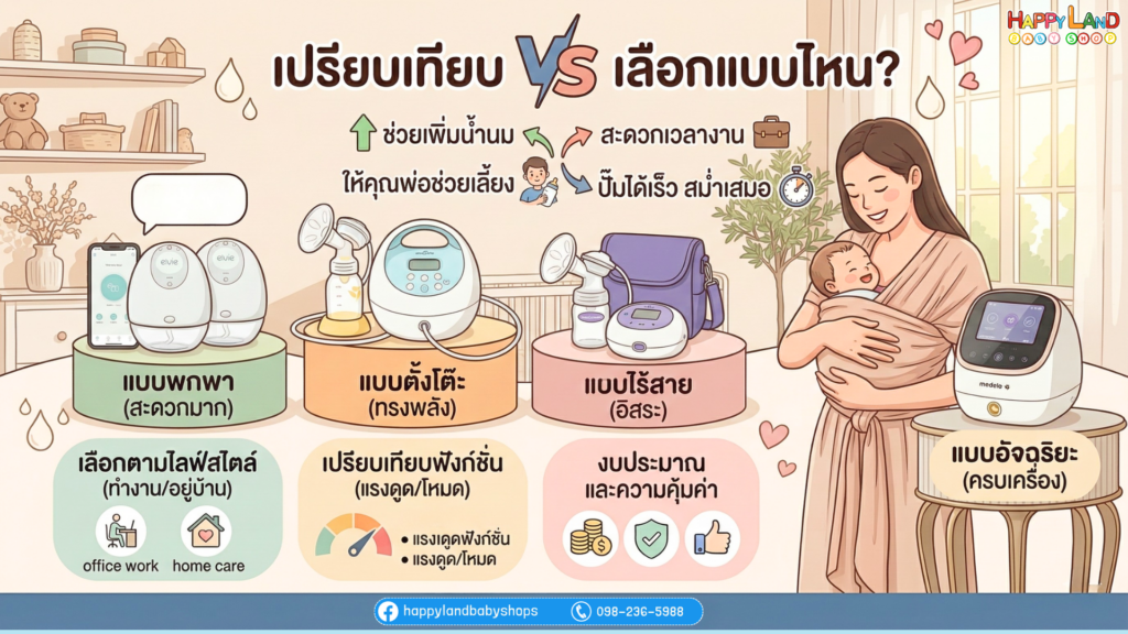 เครื่องปั๊มนมไฟฟ้าจำเป็นไหม? เจาะลึกเหตุผลที่คุณแม่มือใหม่ต้องมี พร้อมวิธีเลือกให้คุ้มค่า