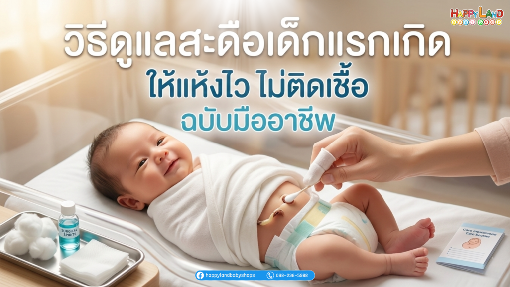 วิธีดูแลสะดือเด็กแรกเกิด