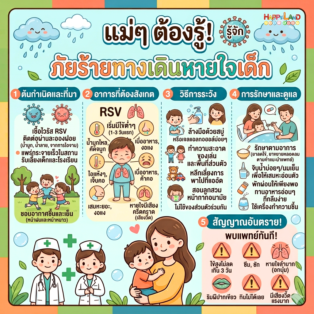 5 โรคฮิตหน้าฝนในเด็กเล็กที่พ่อแม่ต้องเฝ้าระวัง 🌧 รูปที่ 4