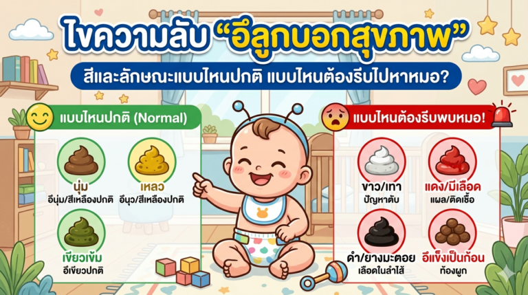 “อึลูกบอกสุขภาพ” สีและลักษณะแบบไหนปกติ แบบไหนต้องรีบไปหาหมอ? รูปที่ 2