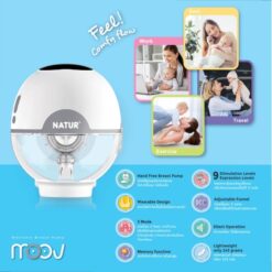 เครื่องปั๊มนมไฟฟ้าไร้สาย รุ่น MOOV Natur รูปที่ 2