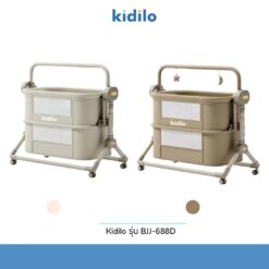 เตียงเด็ก Kidilo BJ-688D ปรับความสูงและต่อข้างเตียงได้ จำหน่ายที่ Happyland Baby Shop ร้านแม่และเด็ก สันทราย เชียงใหม่