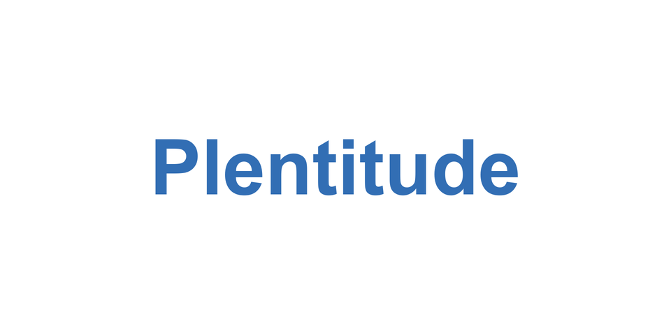 โลโก้ Plentitude จำหน่ายที่ Happyland Baby Shop เชียงใหม่