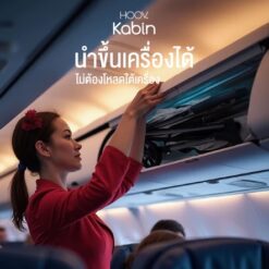 HOOV KABIN | รถเข็นพับเล็ก 6.1 kg ขึ้นเครื่องบินได้ คันเล็กแต่ตะกร้าใหญ่ - Image 6
