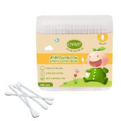 สำลีก้านกระดาษ Cotton Buds บรรจุ 200 ก้าน Enfant