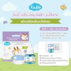 เครื่องไล่ยุงไฟฟ้า รุ่นไร้สาย ติดผนัง Kindee คินดี้ - Image 3