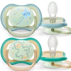 จุกหลอก รุ่น Ultra Air Night สำหรับเด็ก 6-18 เดือน (แพ็คคู่)รุ่น SCF376/18